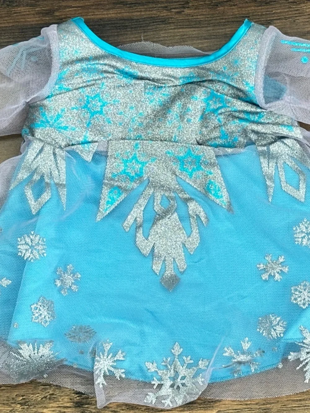 Build A Bear Disney Frozen Elsa Teddy Dress Blue Sparking Sequin Outfit 2018